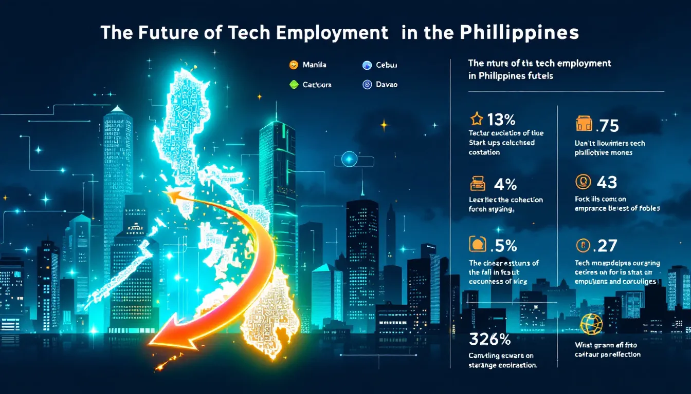 A visual representation of the bright future of tech employment in the Philippines.