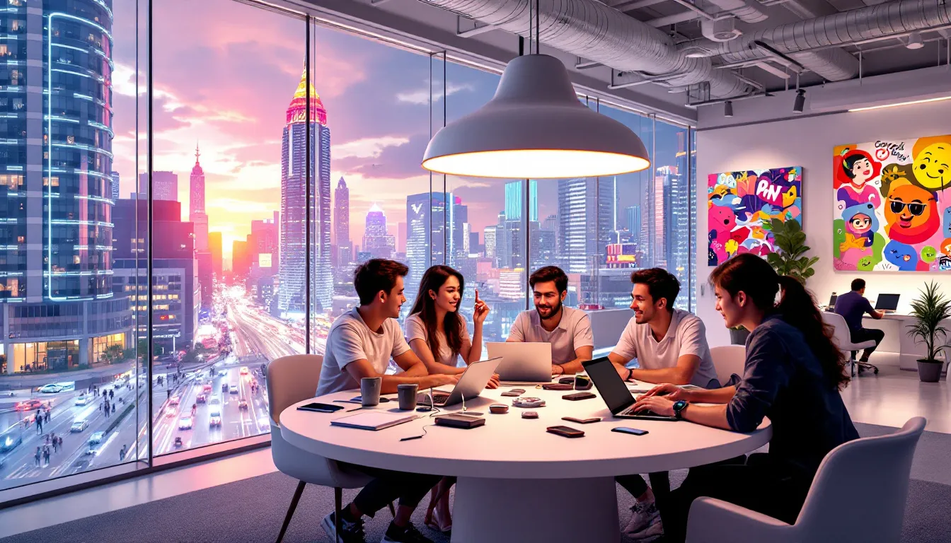 An innovative workspace at Google Philippines showcasing a vibrant workplace culture.